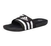 adidas Unisex Adissage Slides, Core Black / Cloud White / Core Black, 50 EU