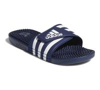 adidas Unisex Adissage Slides, Dark Blue / Cloud White / Dark Blue, 44.5 EU