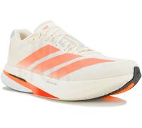 adidas Adizero Herren Boston 13 Straßen-Laufschuhe, Weiß, Orange, Grau, 42 EU