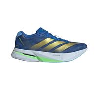 Adidas Adizero Boston 13 Laufschuhe Blau Gold SS26, Größe UK 9