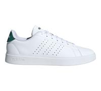 adidas Herren Advantage 2.0 Shoes, Cloud White/Core Black/Green, 35 1/2 EU