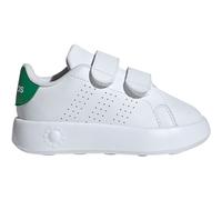 adidas Unisex Baby Advantage Shoes Kids, Cloud White / Cloud White / Green, 25 EU