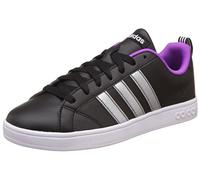 adidas Advantage Vs, Damen Sneakers, Schwarz (Core Black/Matt Silver/FTWR White), 38 EU