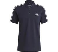 Adidas AEROREADY Essentials Piqué Embroidered Small Logo 3-Streifen Poloshirt Herren Poloshirt, blau S