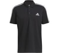 Adidas AEROREADY Essentials Piqué Embroidered Small Logo 3-Streifen Poloshirt Herren Poloshirt, schwarz XS