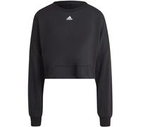 Adidas AEROREADY Studio Loose Sweatshirt Damen Sweatshirt, schwarz L
