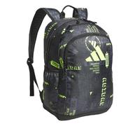 adidas Affiliate Kleiner Rucksack für Damen und Herren, langlebig, mit Laptop-Hülle, Upscaled Mix-black/Lucid Lemon Yellow, One size