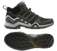 adidas TERREX Swift R2 Mid Gore-Tex Wanderschuhe Damen core black/dgh solid grey/purple tint UK 4,5 | EU 37 1/3 2020 Trekking- & Wanderschuhe