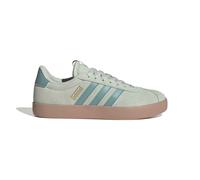 Sneaker ADIDAS SPORTSWEAR "VL COURT 3.0", Damen, Gr. 39, linen grün, mint ton, gold metallic, Leder, Synthetik, Schuhe Sneaker, inspiriert vom Design des adidas samba (17397051-39) linen grün, mint to