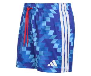 Adidas AG Adidas Herren Graphic Swim Shorts 5-Inch blau - Mehrfarbig - M