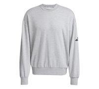 adidas Essentials Loose Fit 3-Streifen Logo Sweatshirt Herren JF3578 - medium grey heather/black M
