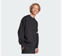 Adidas Essentials Loose Fit 3 Bar Logo Sweatshirt XL Black / White