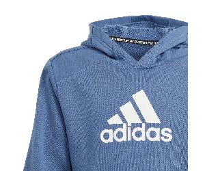 Adidas AG Adidas Kinder Kapuzensweatshirt/Hoodie B BOS HD - CREBLU/WHITE - 122