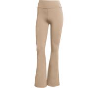 adidas All Me Essentials Flare Leggings Damen JV7792 - chalky brown/chalky brown L