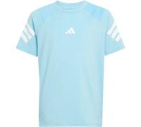 Adidas All Sports Nxt Kurzarm-t-shirt 11-12 Jahre Bright Cyan / White