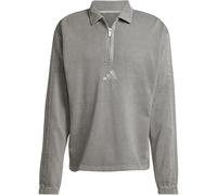 ADIDAS Herren Sweatshirt ALL SZN French Terry Washed Half-Zip Pullover (JY1722) L BLACK