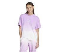 adidas All SZN Loose Dip-Dye T-Shirt Damen JJ4539 - white/bliss lilac S