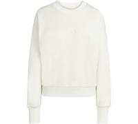 Sweatshirt ADIDAS SPORTSWEAR "W ALL SZN SWT", Damen, Gr. S, sanftes weiß, sanftes weiß, Obermaterial: 70% Baumwolle, 30% Polyester, Rundhals, angesetztes Bündchen, Sweatshirts Sweatshirt (41988033-S)