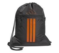 adidas Alliance Sackpack Turnbeutel mit Kordelzug, Grey Six/Pure Orange, One Size, Alliance Sackpack - Rucksack mit Kordelzug, kleine Tasche für Damen und Herren