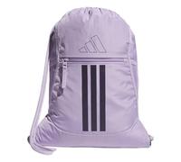 adidas Alliance Sackpack Turnbeutel mit Kordelzug, Powder Plum Purple/Aurora Plum Purple, One Size, Alliance Rucksack mit Kordelzug, leicht, klein, Turnbeutel für Damen, Fußballrucksack