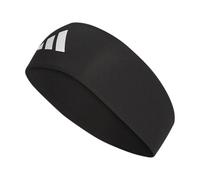 adidas Alphaskin Wide Fit Sports Headband, Black/White, One Size