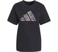 adidas Women's Animal Graphic T-Shirt, Black/camo, M