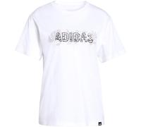 adidas Women's Animal Graphic T-Shirt, White, S