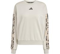 adidas Animal Print 3-Streifen French Terry Sweatshirt Damen JM1836 - wonder alumina/multicolor L