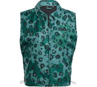 adidas Animal Print 3-Streifen Woven Weste Damen JV6958 - multicolor/preloved teal XXL