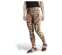 adidas Animal Print 3 Stripes High Waist Leggings S