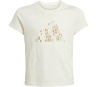 adidas Animal Print Big Logo Single Jersey T-Shirt Mädchen KC5450 - wonder alumina 164