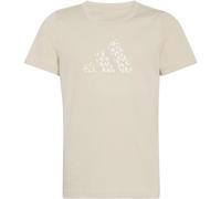 Adidas Animal Print Graphic Mädchen T-Shirt, braun 140