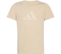 adidas Girl's JUNIOR Girls Animal Print Graphic Tee, Crystal Linen, 11-12 Years