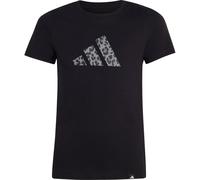 adidas Animal Print Kinder T-Shirts schwarz Größe 140 Lifestyle Widerstandsfähig