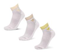 Adidas Ankle 3 Pack Unisex Socken - Weiß - Größe 43-45 - Baumwolle