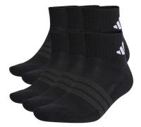 Cushioned Essentials Ankle Socken 6er-Pack Black / Black / White 46-48
