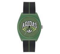 Adidas Unisex Uhr PROJECT TWO Kunststoff grün schwarz AOST25036