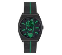 Adidas Unisex Uhr PROJECT TWO Kunststoff schwarz AOST25040