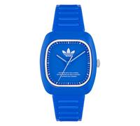 Adidas Unisex Uhr RETRO WAVE TWO Silikon blau AOSY24530