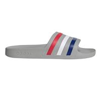 adidas Adilette Aqua Slides grey two-mystery ink-pure ruby (AA2S) 9