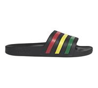 adidas Aqua Adilette Badelatschen HQ2449 - core black/green/pure ruby 46