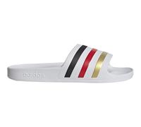 adidas Aqua Adilette Badelatschen HQ2451 - cloud white/core black/gold met. 43