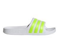 adidas Aqua adilette Badelatschen Kinder IH6895 - cloud white/solar slime/cloud white 38