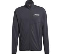 Adidas - Atmungsaktiver Fleece-Pullover mit Reißverschluss - Herren - MT CW T FZ Fleece Black - MT CW T FZ Fleece Black für Herren - Größe schwarz XL