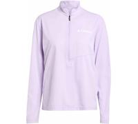 Adidas - Atmungsaktives Langarm / ärmel T-Shirt - Multi Half Zip Longsleeve Tee W Powder Plum für Damen - Größe M - Rosa Rosa M