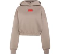 adidas Audi Formel 1 Team Elevated Hoodie Damen KQ9631 - simple brown/hi-res red S