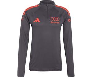 adidas Audi Formel 1 Team Mechaniker 1/4-Zip Sweatshirt Herren KE8929 - utility black/hi-res red XXL