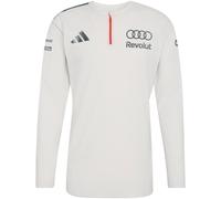 adidas Audi Formel 1 Team Mechaniker & Marketing langarm Poloshirt Herren KS1386 - chalk pearl/iron met. M