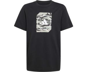 adidas B CAMO BOX T-Shirt für Kinder, schwarz, größe 140
