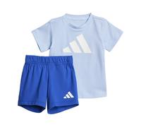 adidas Essentials Baby-T-Shirt + Shorts Set JC9641 - glow blue/white 80